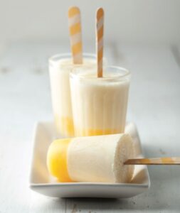 Orange Vanilla Ice Pop Recipe Image